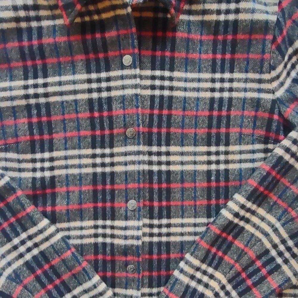 Vintage Evan Picone Plaid Wool Blazer Women Sz 14/16 Boho Classic - Picture 9 of 9